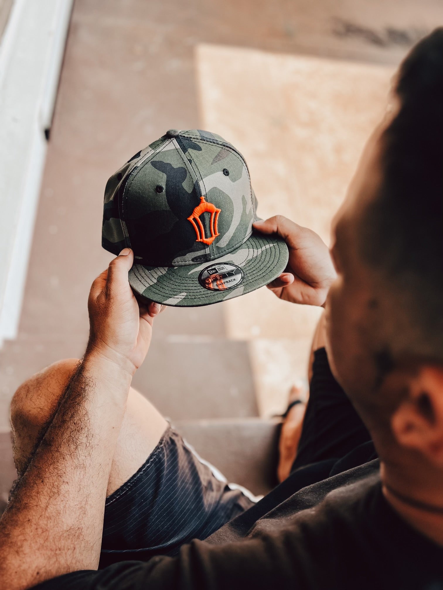 Camo New Era Snap Back