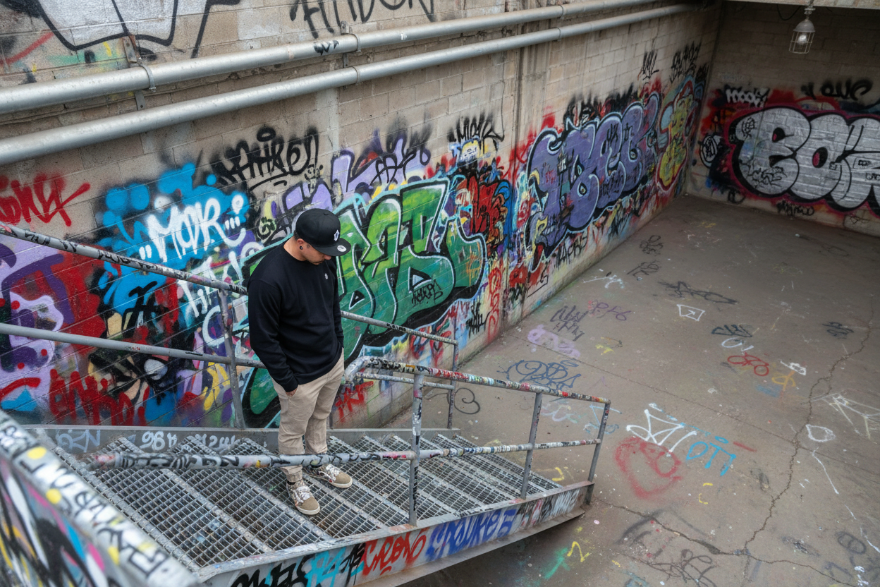 Long sleeve Embroidered Crew