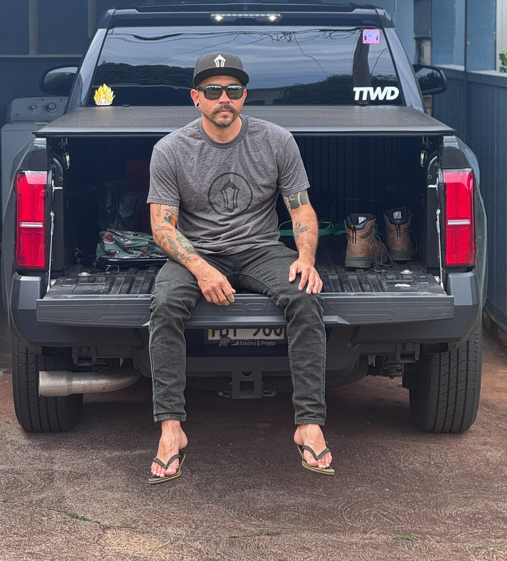 CV2 Heather Charcoal Tee