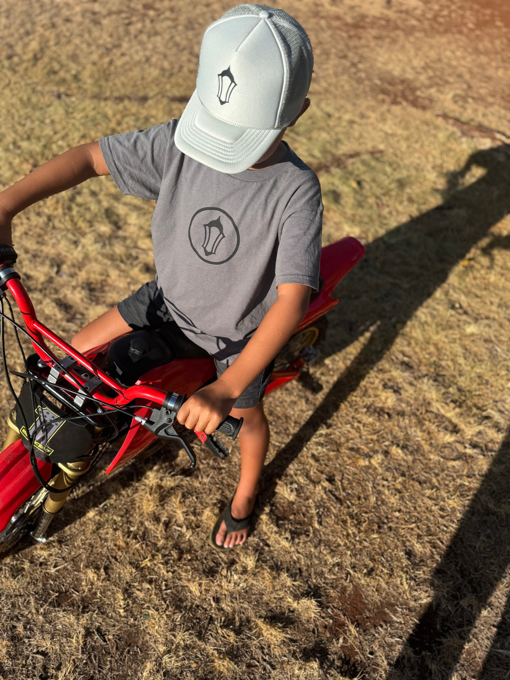 Kids Gray Foam Trucker