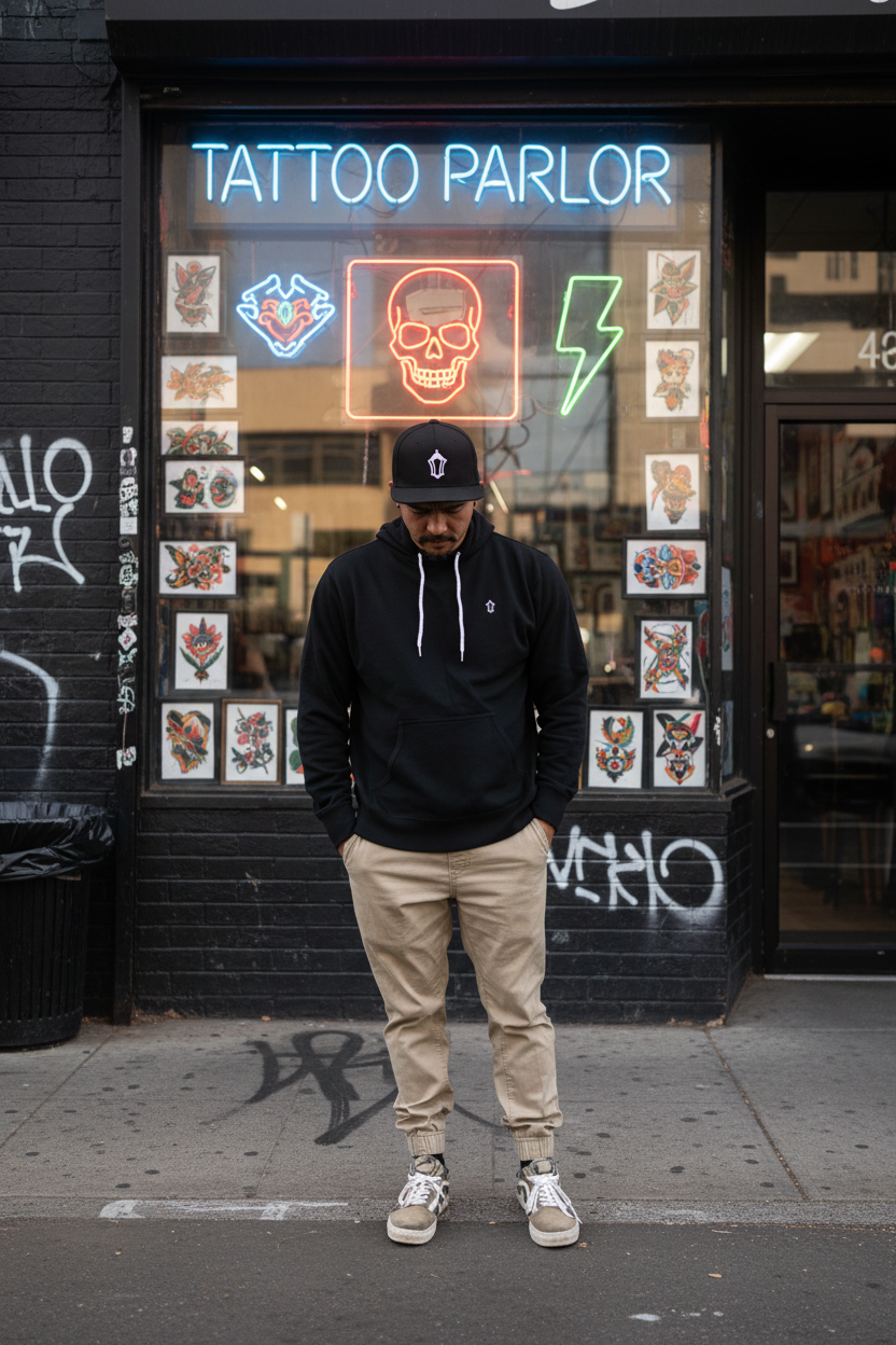 Evor Culture Lightweight Embroidered Hoodie