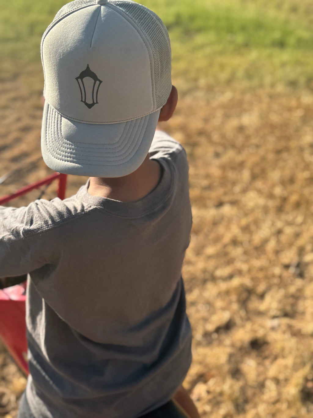 Kids Gray Foam Trucker