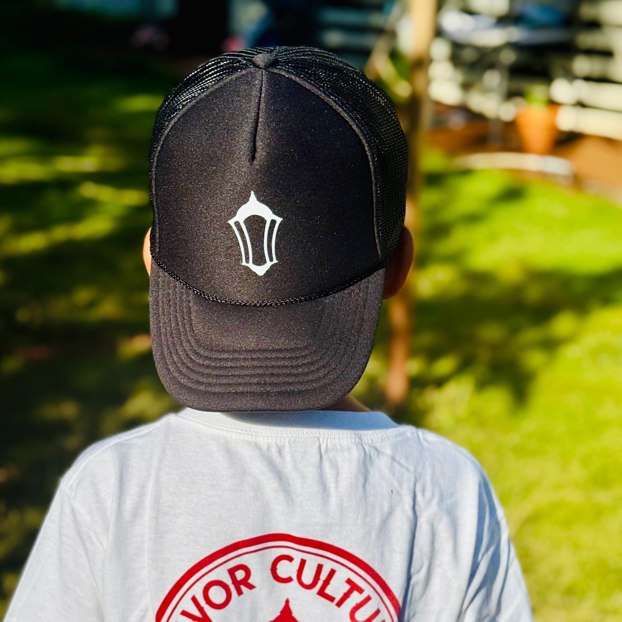 Kids Black Foam Trucker