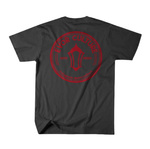 Anchored In Light Kids Black Tee